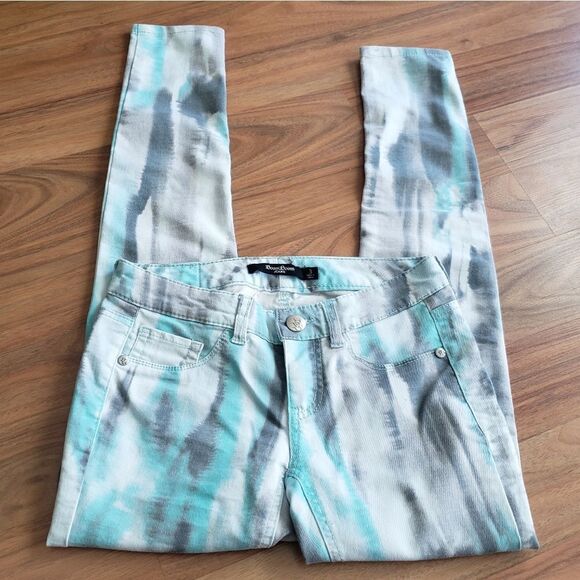 BoomBoom Jeans | Teal tye dye jeans - size… - Picture 1 of 4